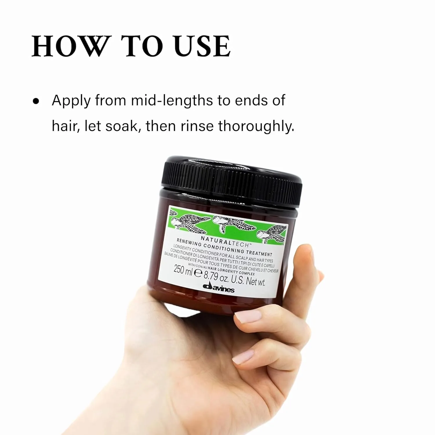 Davines Naturaltech Renewing Conditioning Treatment, антивозрастной уход для всех типов волос с комплексом Hair Longevity, 250 мл — фото 4