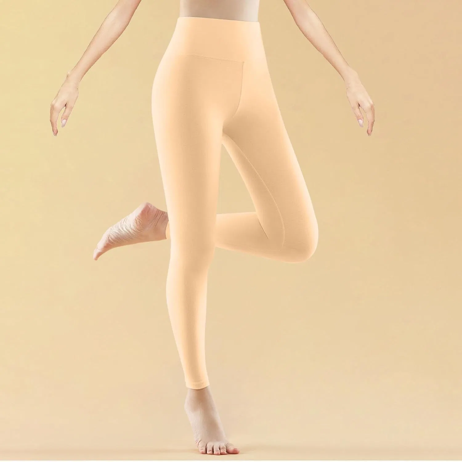 Леггинсы женские утепленные, Generic, A03_beige