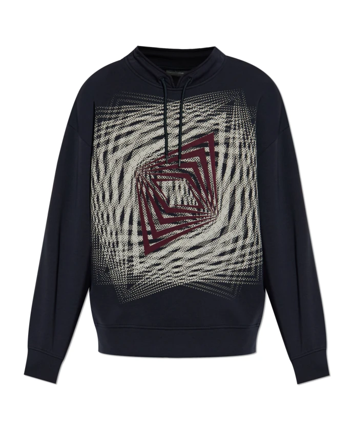 

Толстовки и худи Emporio Armani, синий