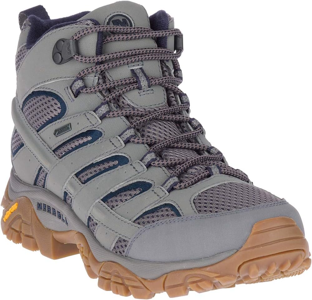 Мужские походные ботинки Merrell Moab 2 Mid водонепроницаемые, серый/угольный — фото 4