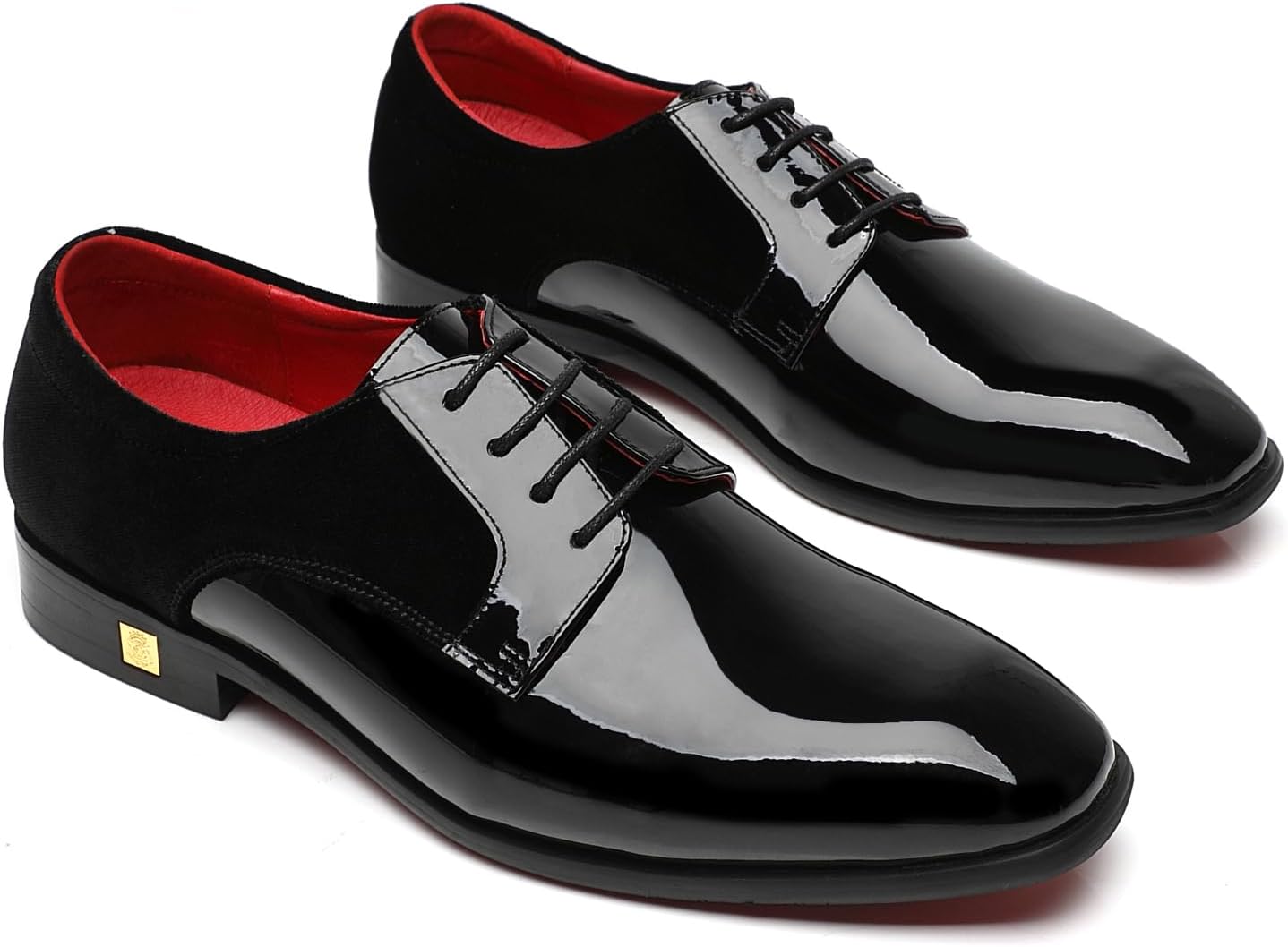 

Мужские оксфорды Erphpre Paul Blake из лакированной кожи, удобные туфли для торжеств и свадеб, черный