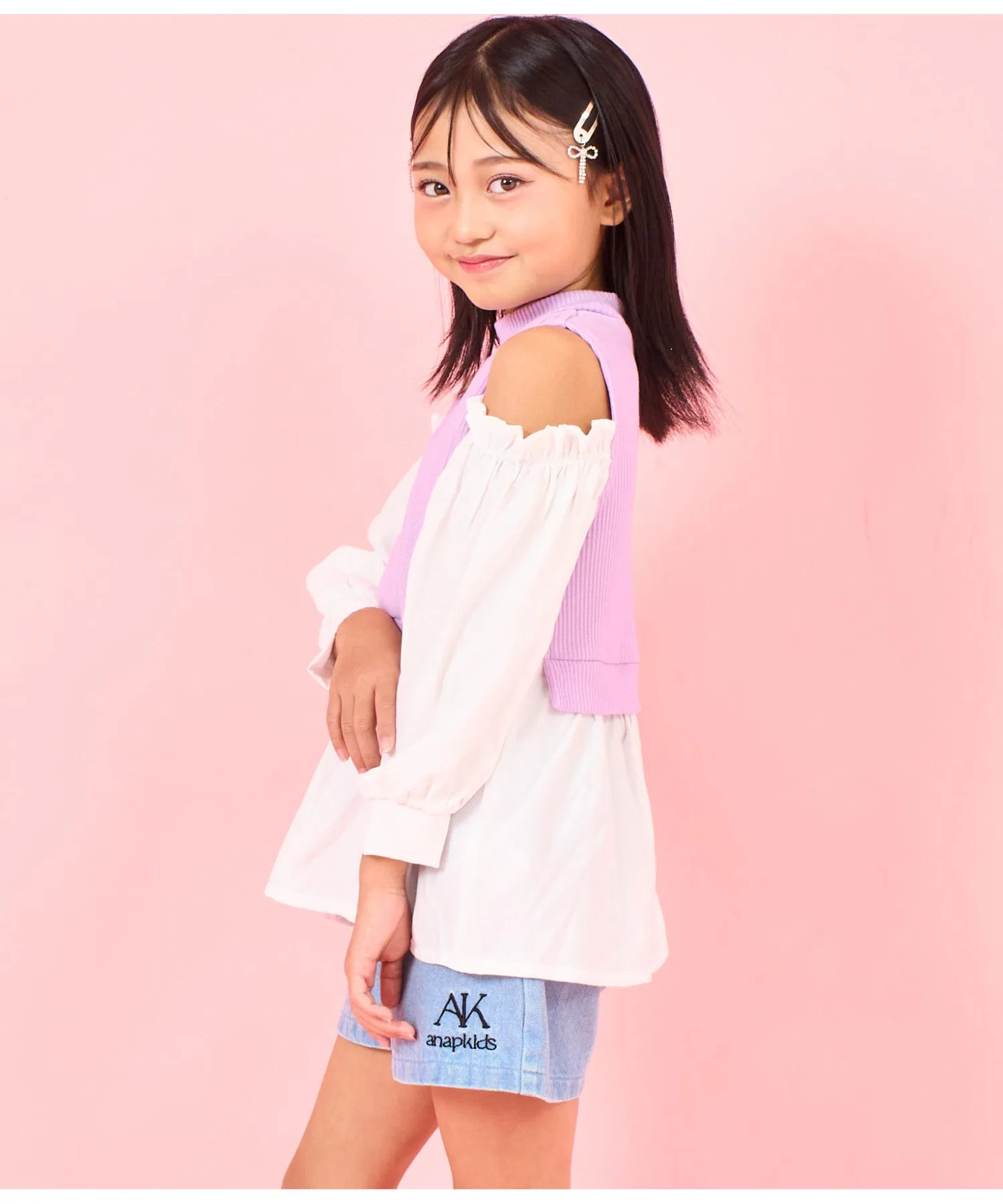 Детская футболка-блузка ANAP kids белая — фото 4