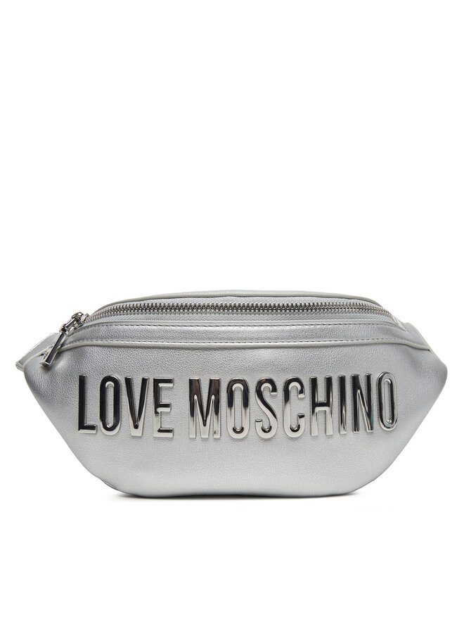 

Поясная сумка JC4195PP1MKD196B Love Moschino, серебряный, Серебристый, Поясная сумка JC4195PP1MKD196B Love Moschino, серебряный