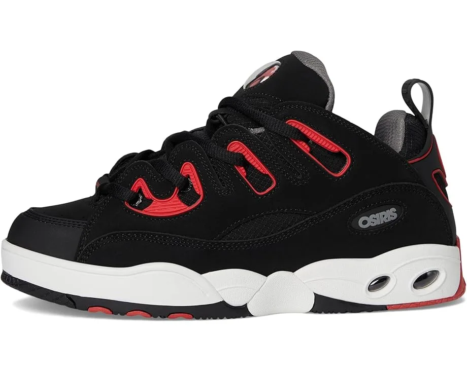 Кроссовки Osiris D3 E, Black/Charcoal/Red — фото 4