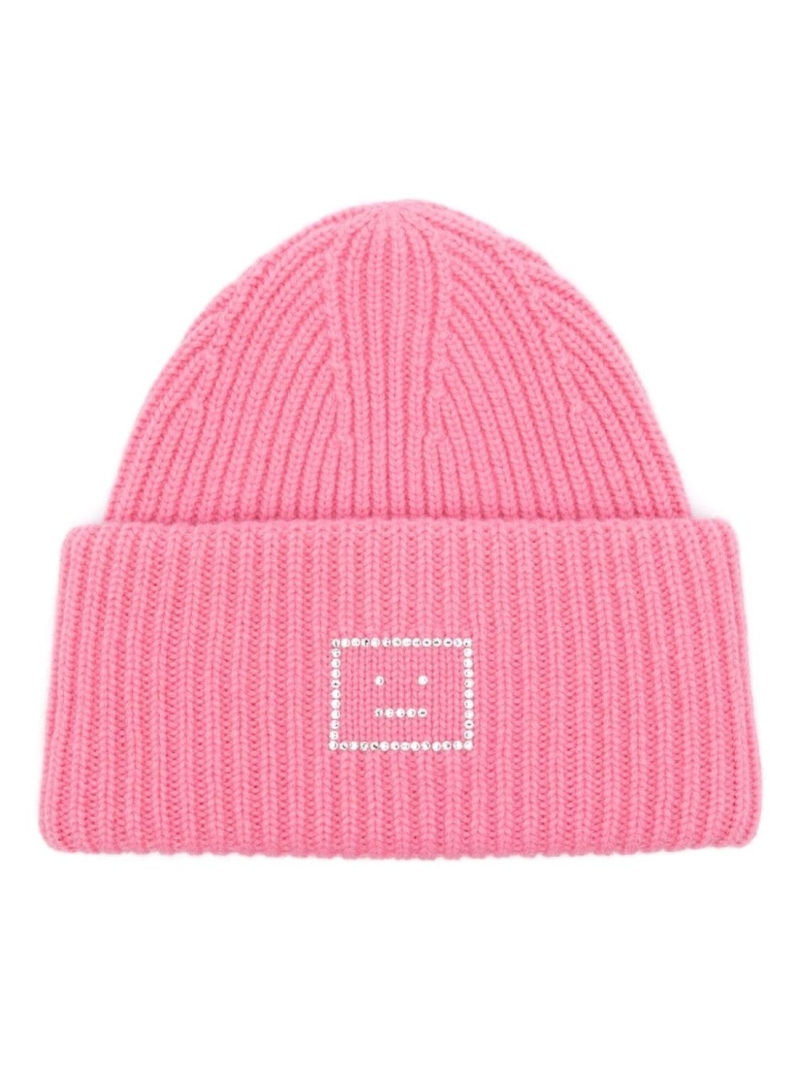 

Acne Studios шапка бини с аппликацией, розовый