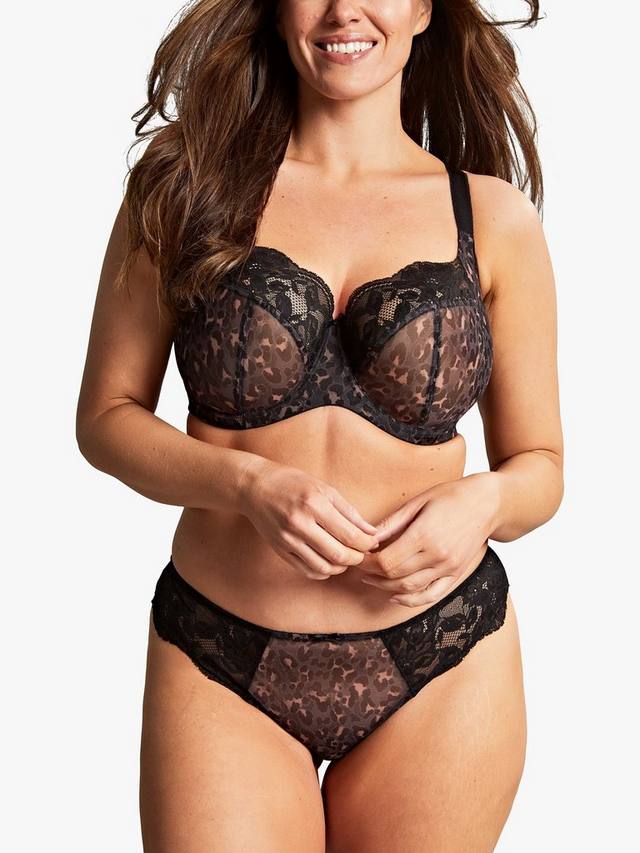 

Бразильские бикини Nina с кружевными вставками и леопардовым принтом Panache