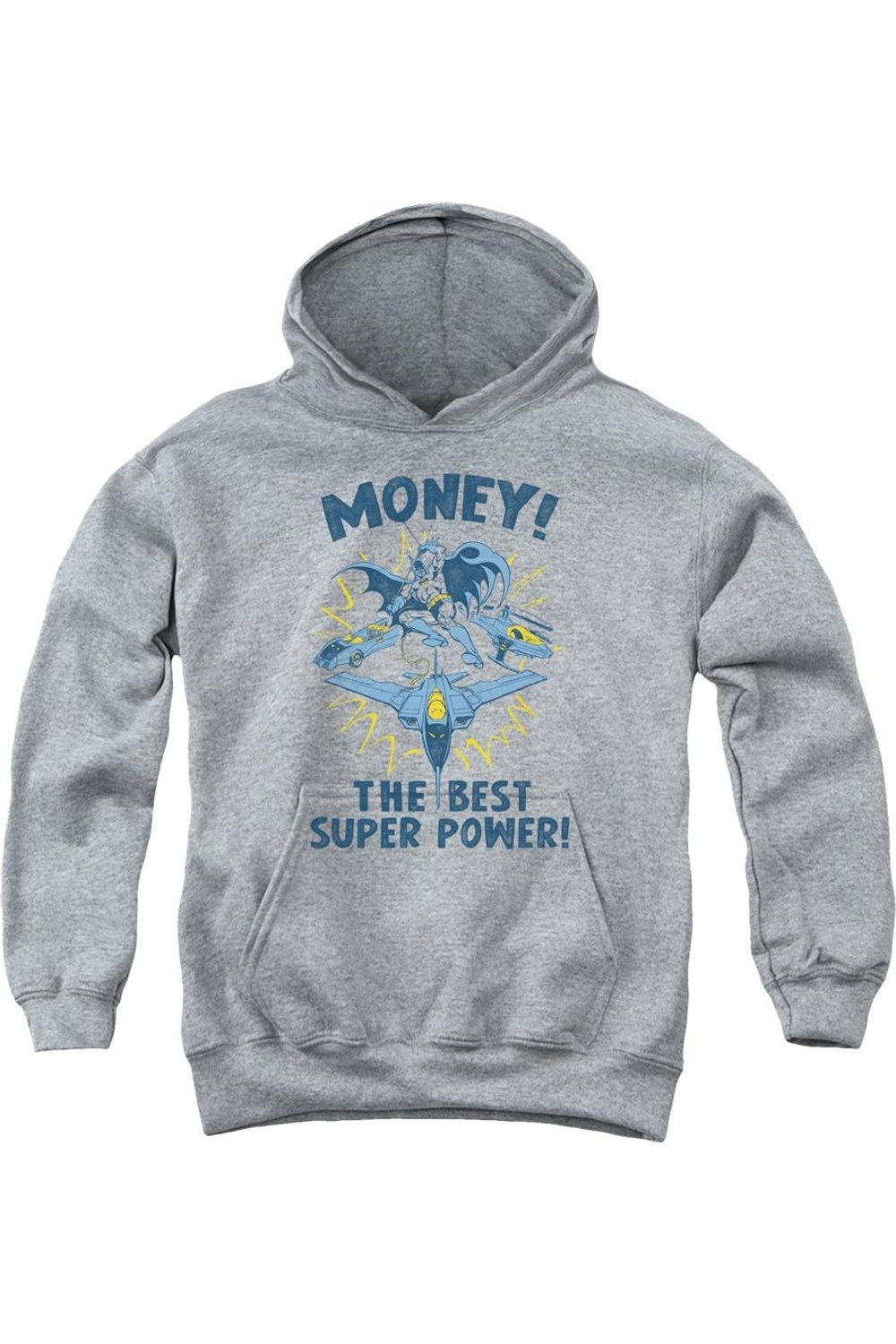 

Толстовка с капюшоном DC Comics Money Youth Gildan, Athletic Heather