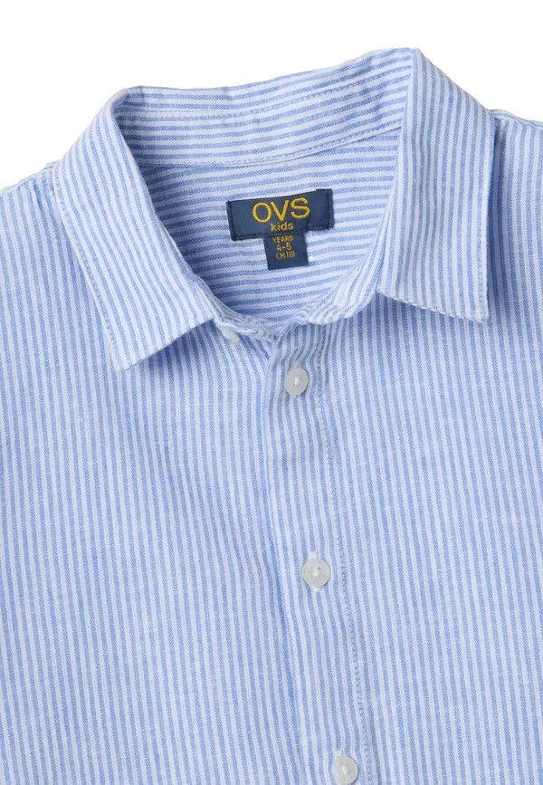 Рубашка Ovs regular fit, светло-голубая — фото 3