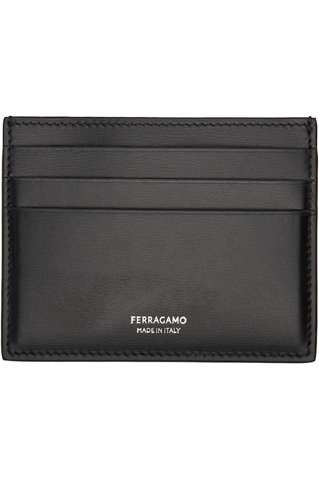 

Держатель кредитной карты Ferragamo, черный