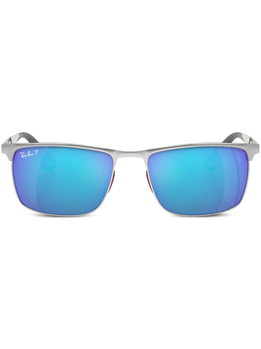 

Солнцезащитные очки с логотипом Chromance Ray-Ban, серебяный