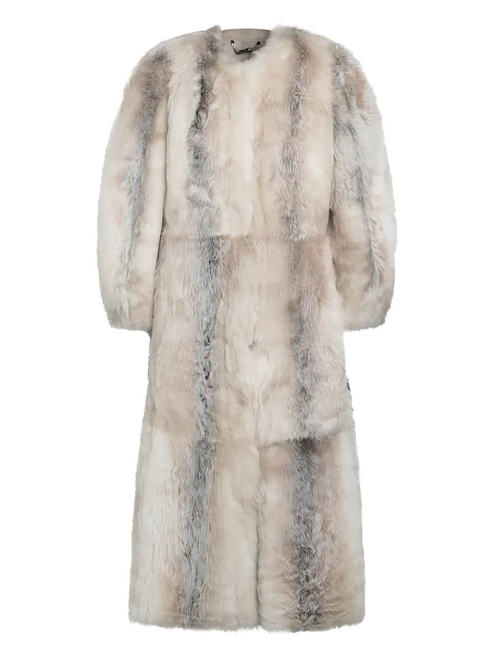 Короткая шуба - белый - 42 Fendi