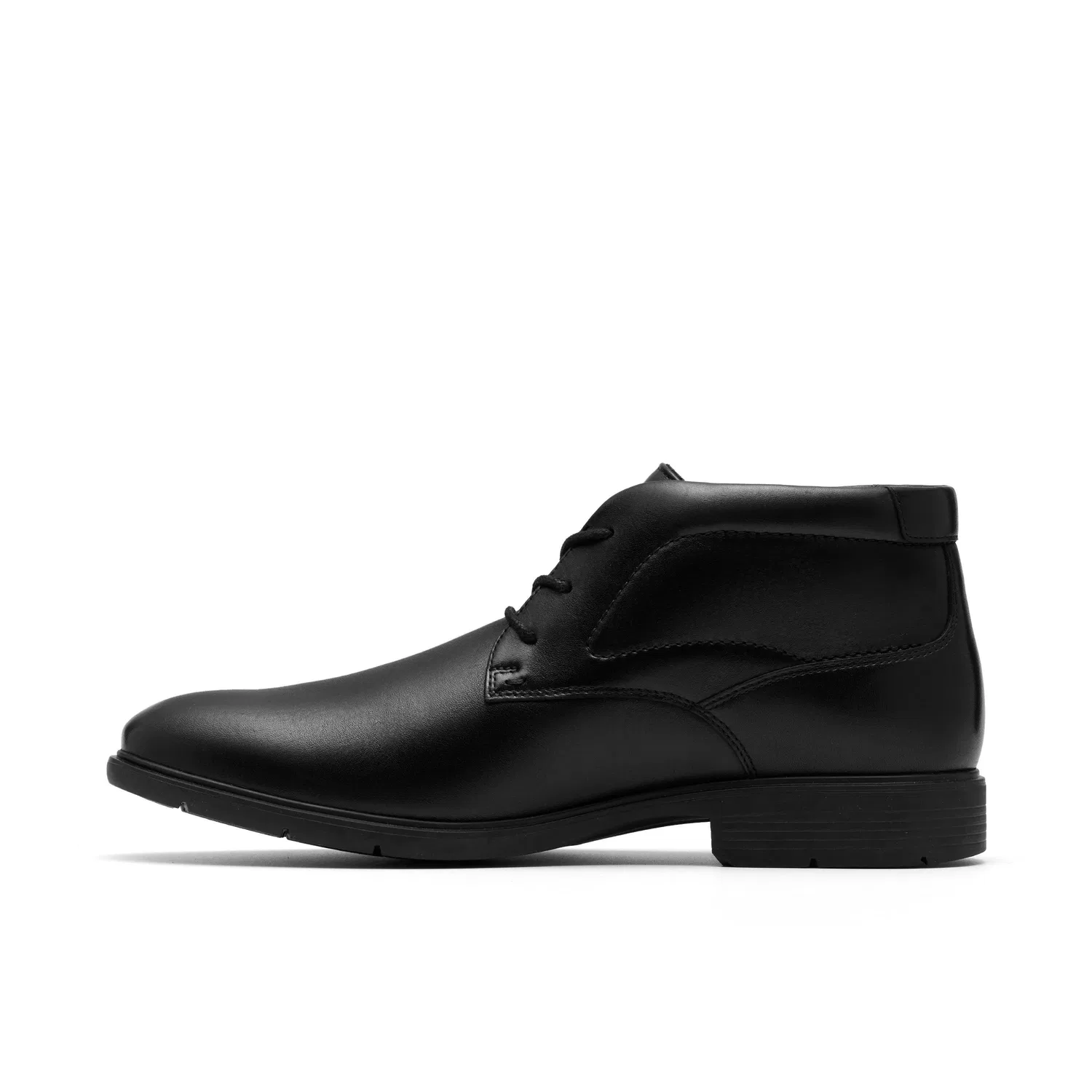 Ботинки кожаные шнурованные Clarks, черный — фото 2