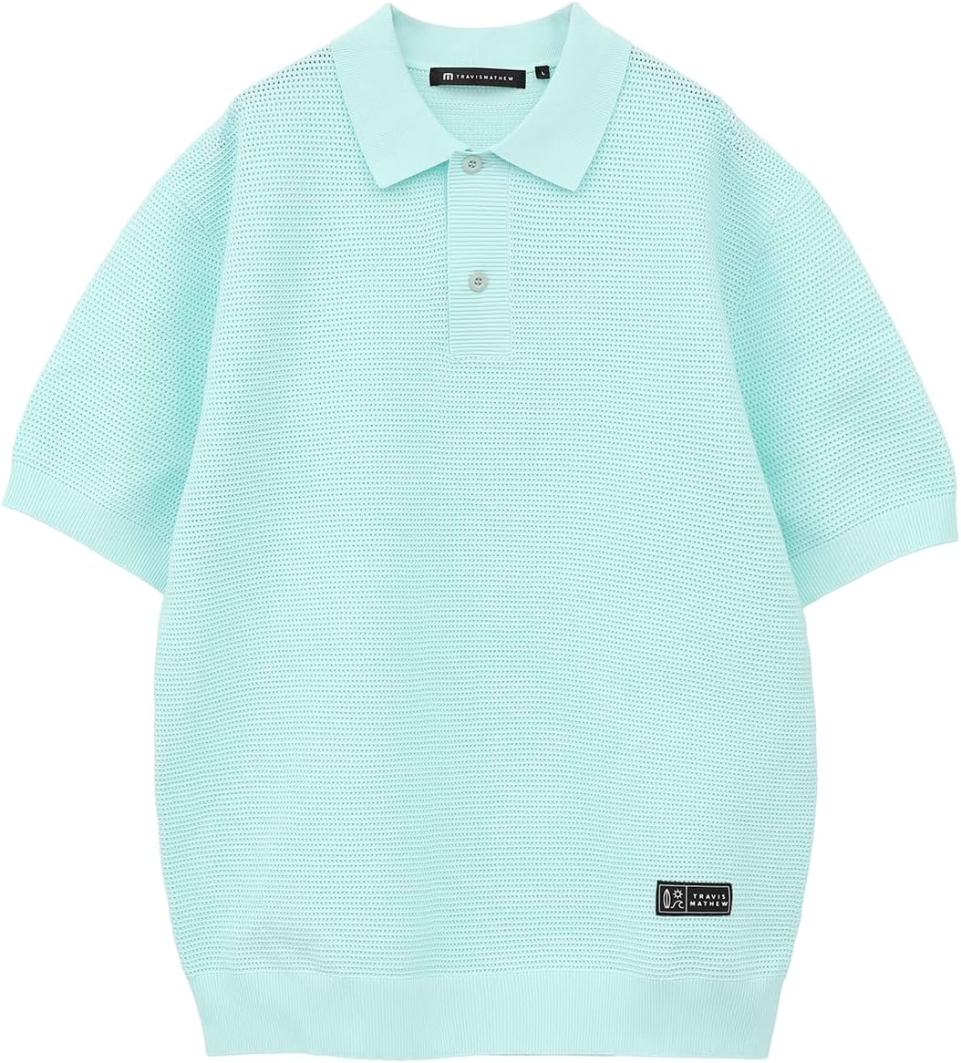 

Мужская трикотажная рубашка-поло с коротким рукавом TravisMathew (TEXBRID: Shape Recovery) / для гольфа / 7AL008 Travis Mathew