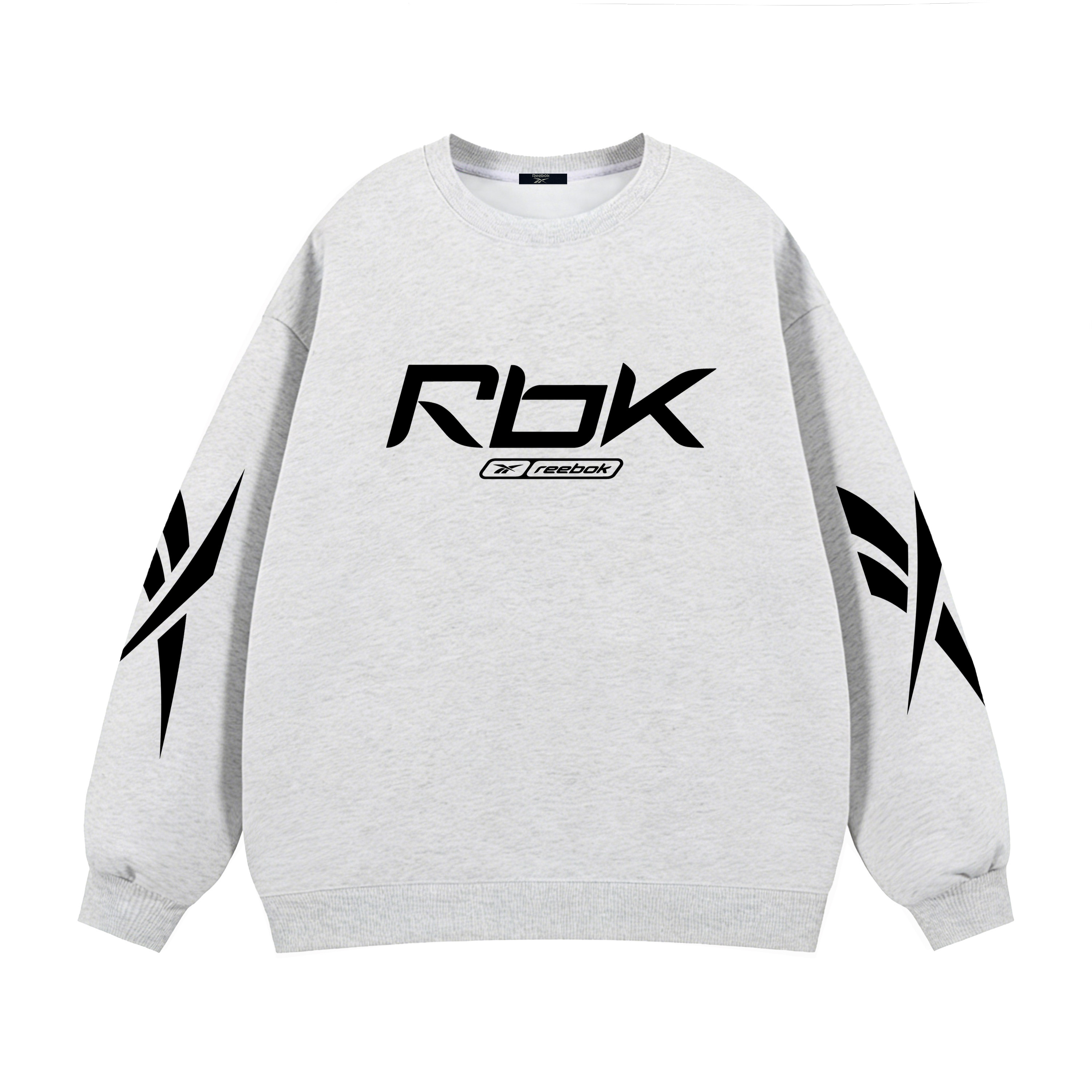 

Свитшот Unisex Crew Neck Moderate Regular Reebok, heather серый