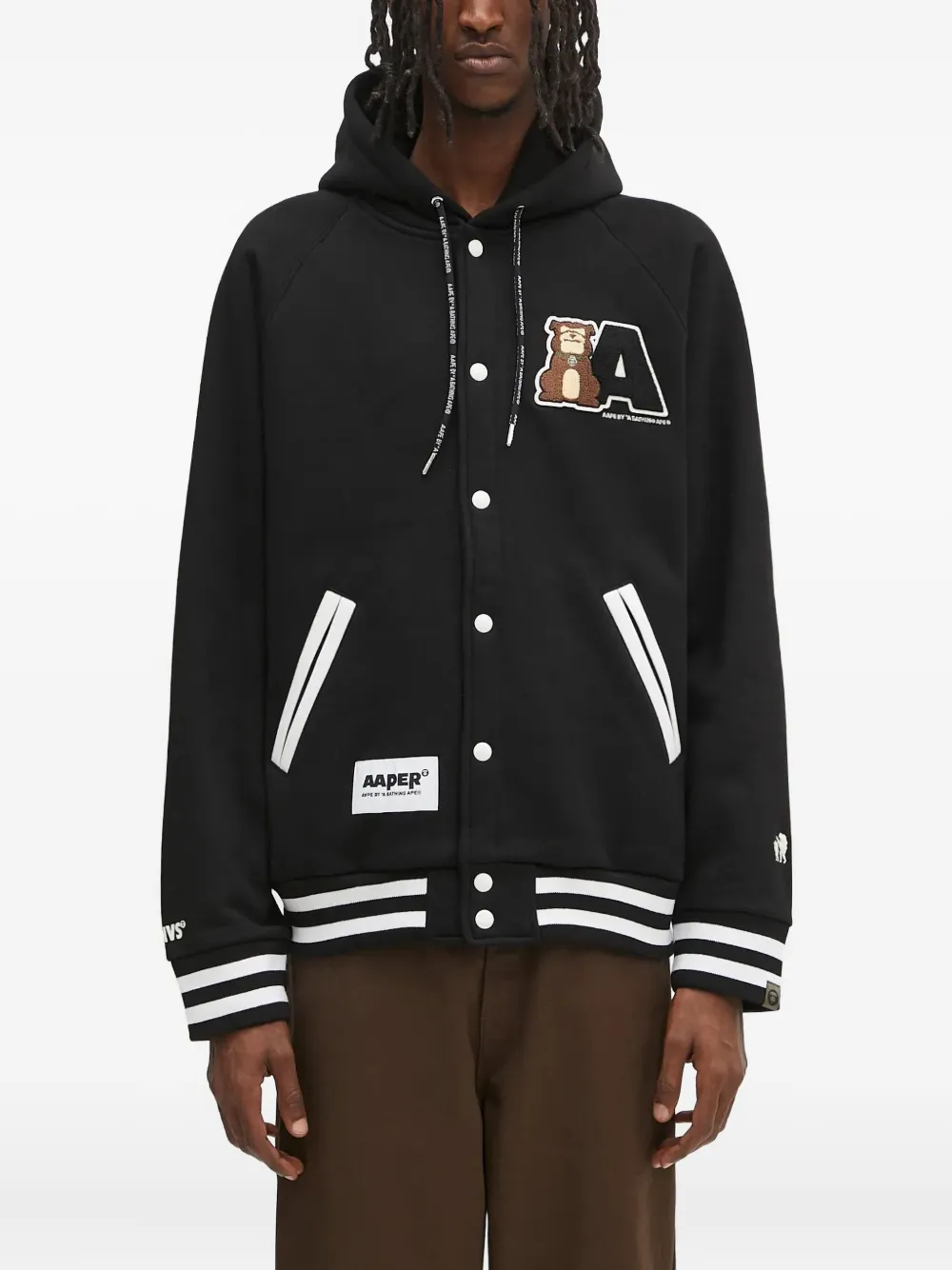 

Худи Varsity AAPE BY *A BATHING APE, черный