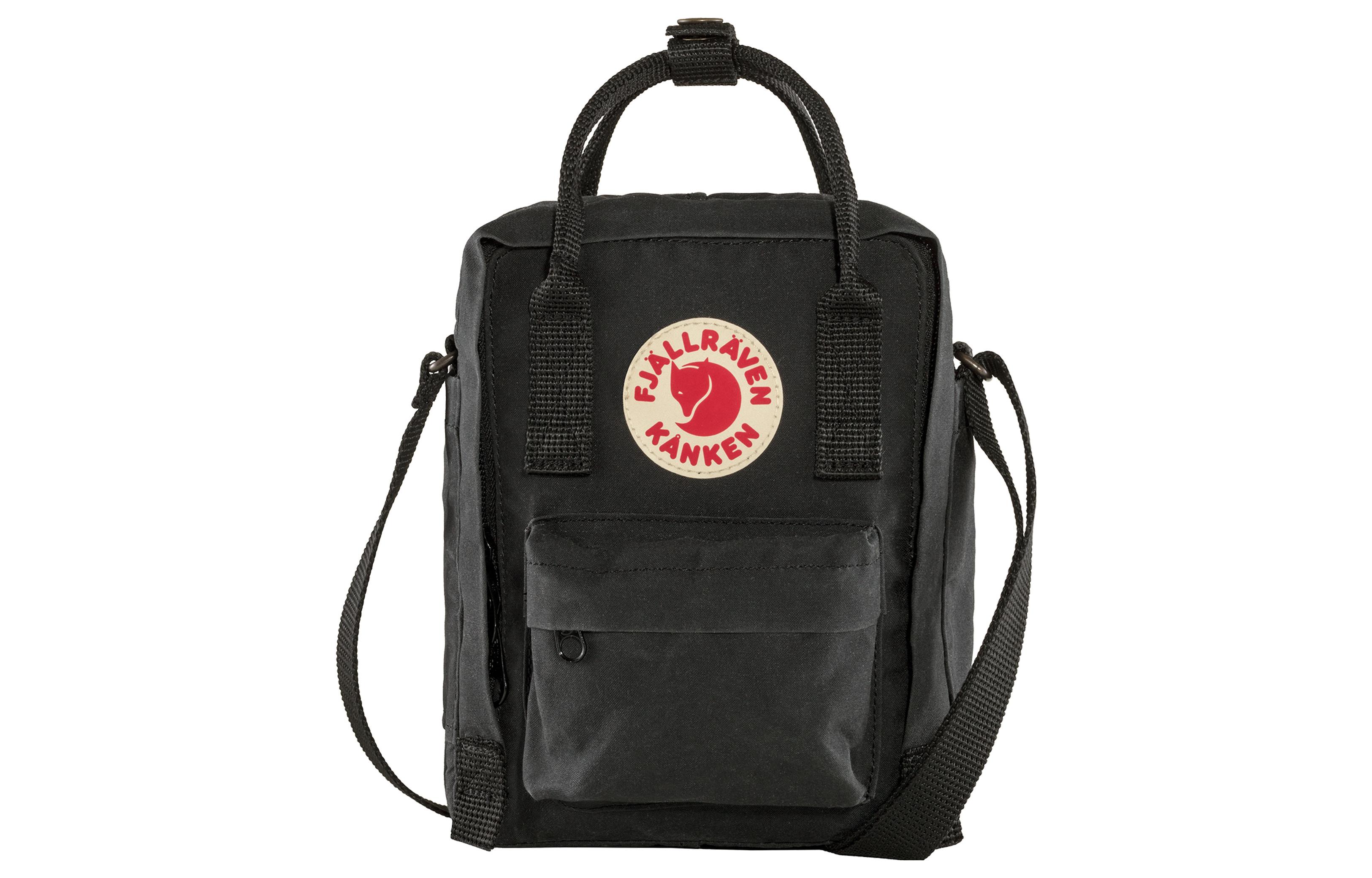 

Fjallraven Кенкен наплечная сумка через плечо дамская сумка винилон черная унисекс, Black