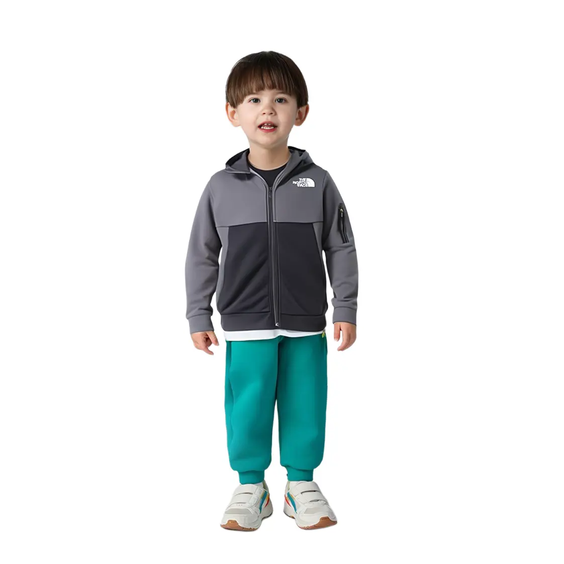 Детский свитшот THE NORTH FACE, цвет Black — фото 4