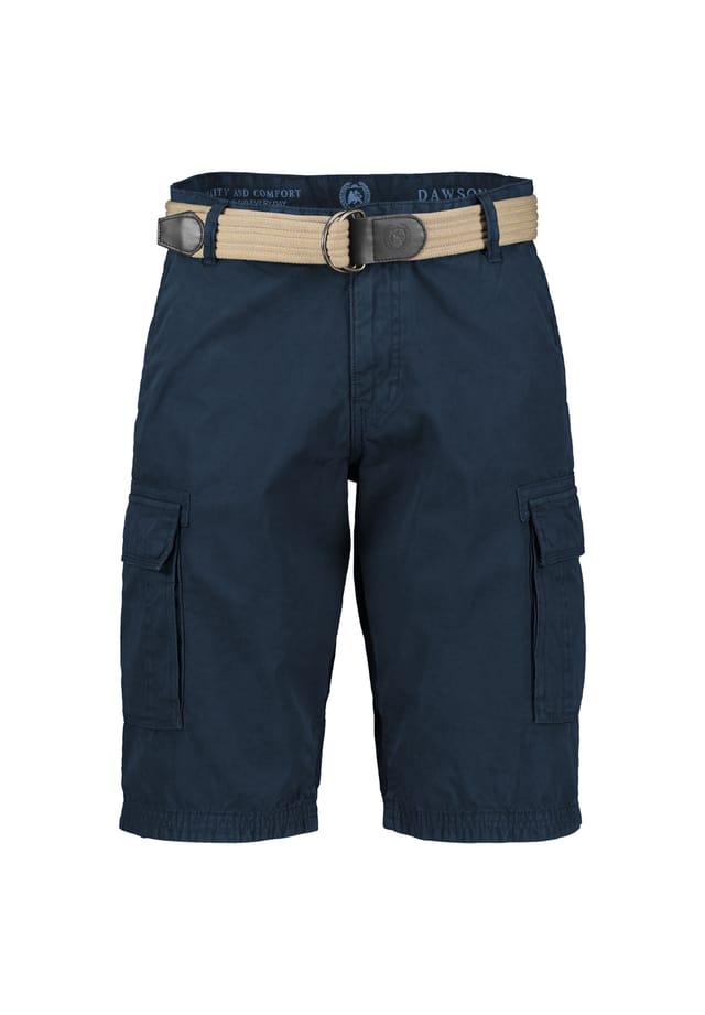 

Шорты-Бермуды Cargo с ремнем Lerros, синий