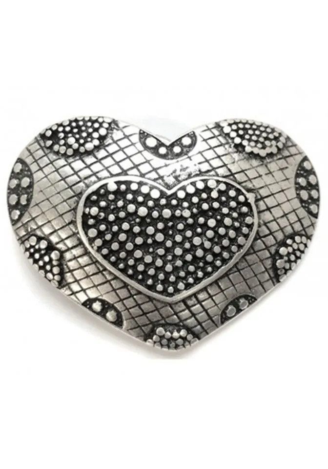 

LIFEBULT by showroom 019° пряжка для ремня "Heart Check" Rettungsring By Showroom 019°, серебристый