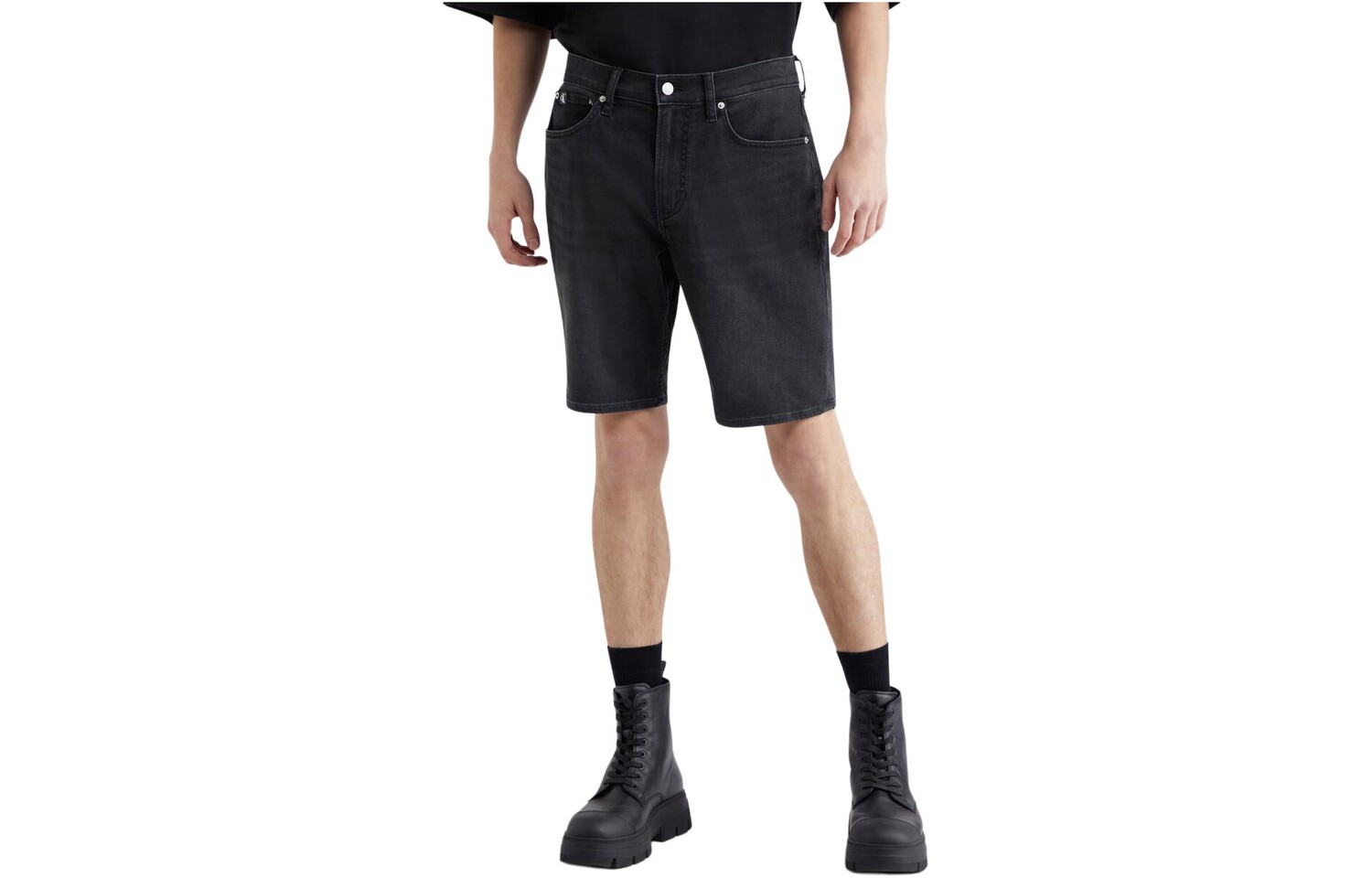 

Мужские джинсовые шорты Calvin Klein, цвет Black