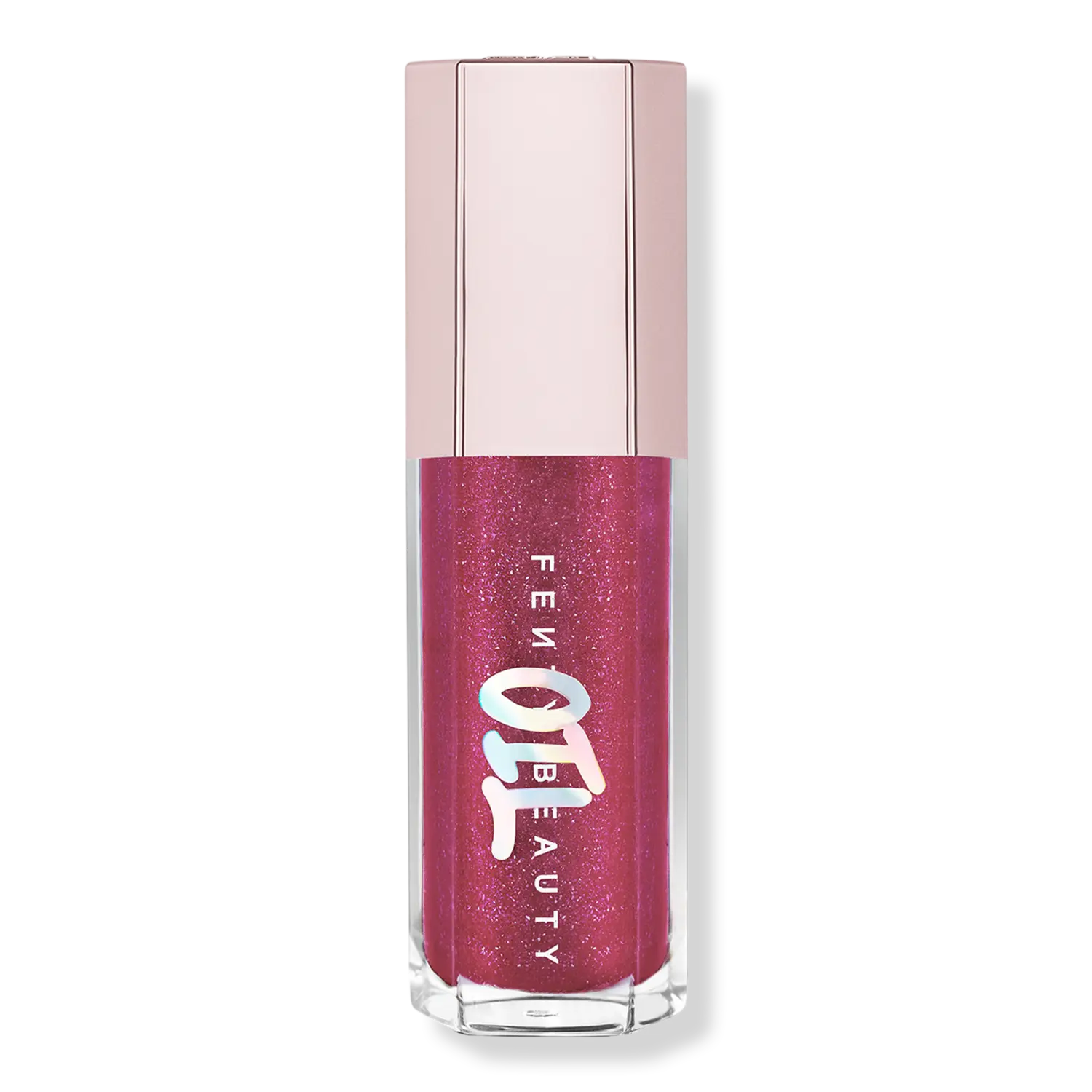 

Блеск для губ Gloss Bomb Oil Luminizing Lip Oil 'N Gloss FENTY BEAUTY by Rihanna, RAZZBERRY JAMZ (sparkling bright berry)