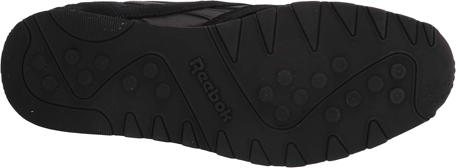 Мужские классические кроссовки Reebok из нейлона, черный/серый — фото 4