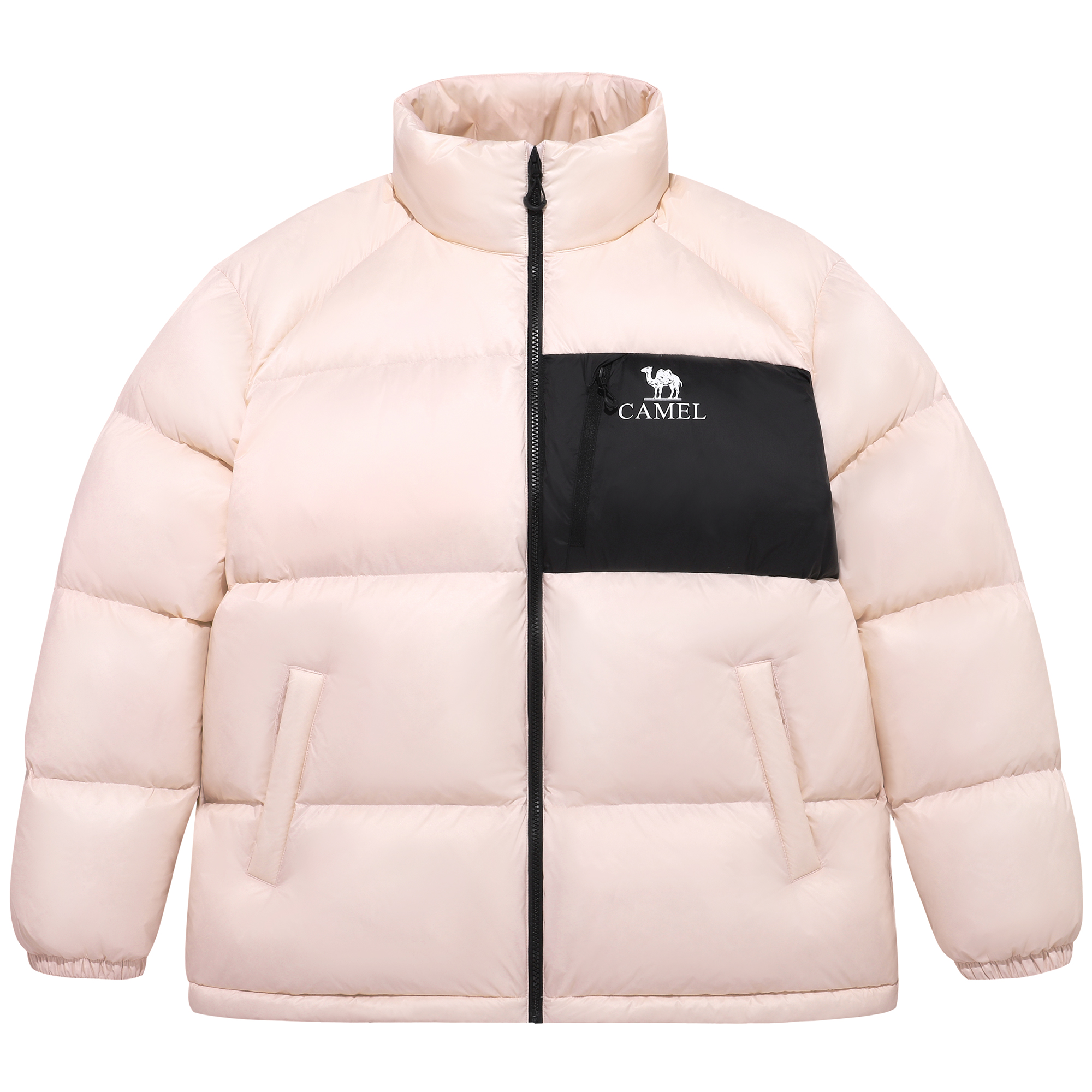 

Куртка-пуховик Capsule унисекс CAMEL, White Jade Powder / Phantom Black