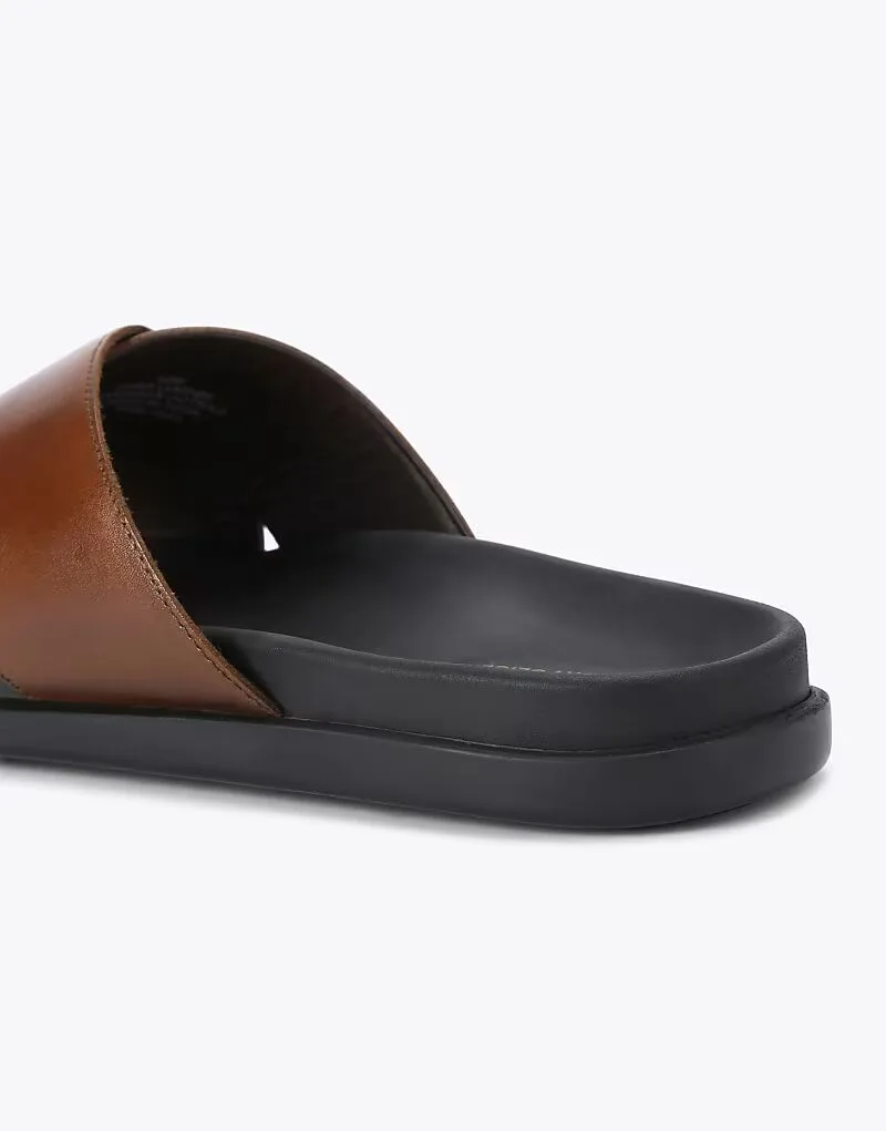 Тапочки KG Kurt Geiger Rome бежевого цвета — фото 4