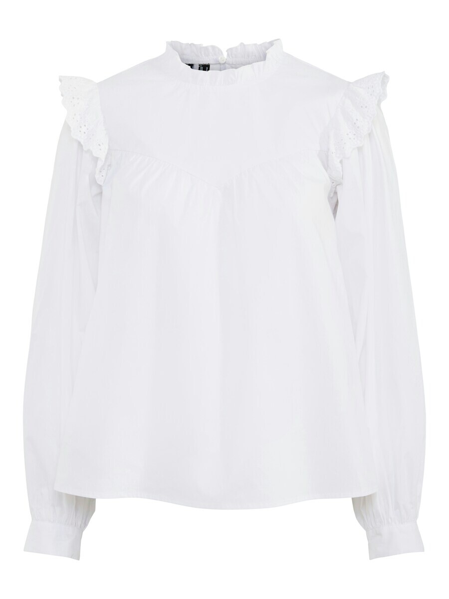 

Кружевная блузка PIECES Blouse PCVELA, белый
