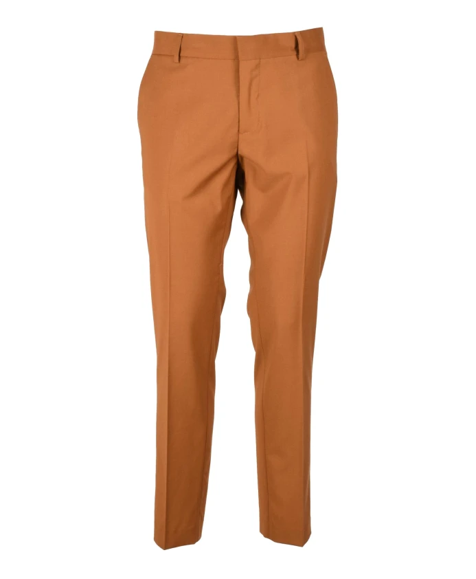 

Стильные серые брюки из полиэстера, вискозы и эластана. Daniele Alessandrini, коричневый