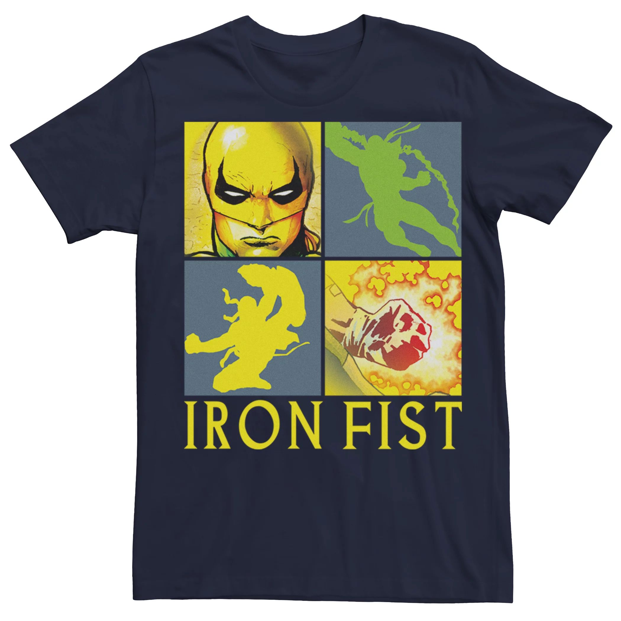 

Мужская футболка Marvel Knights с рисунком Iron Fist Licensed Character