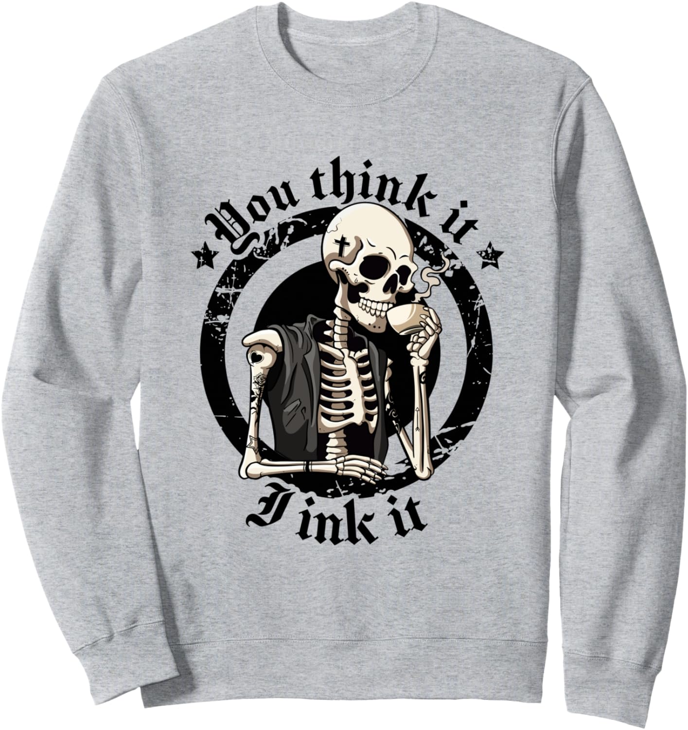 

Ты думаешь, я это нанесу на кожу. Художник по татуировкам. Местный татуировщик. Толстовка, серая You Think It I Ink It Tattooist Tattoo Lover Inked, Серый, Ты думаешь, я это нанесу на кожу. Художник по татуировкам. Местный татуировщик. Толстовка, серая Yo