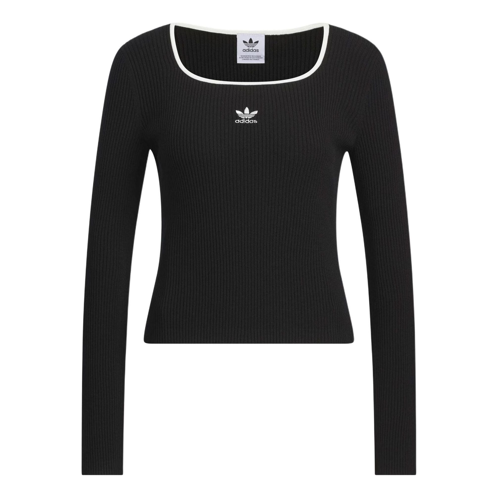 

Свитер (WMNS) adidas Adi Long Sleeve Fully Fashion Sweater 'Black'