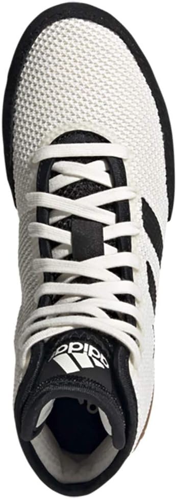 Детские борцовские кроссовки adidas Unisex-Child Tech Fall 2.0, белый/черный — фото 2