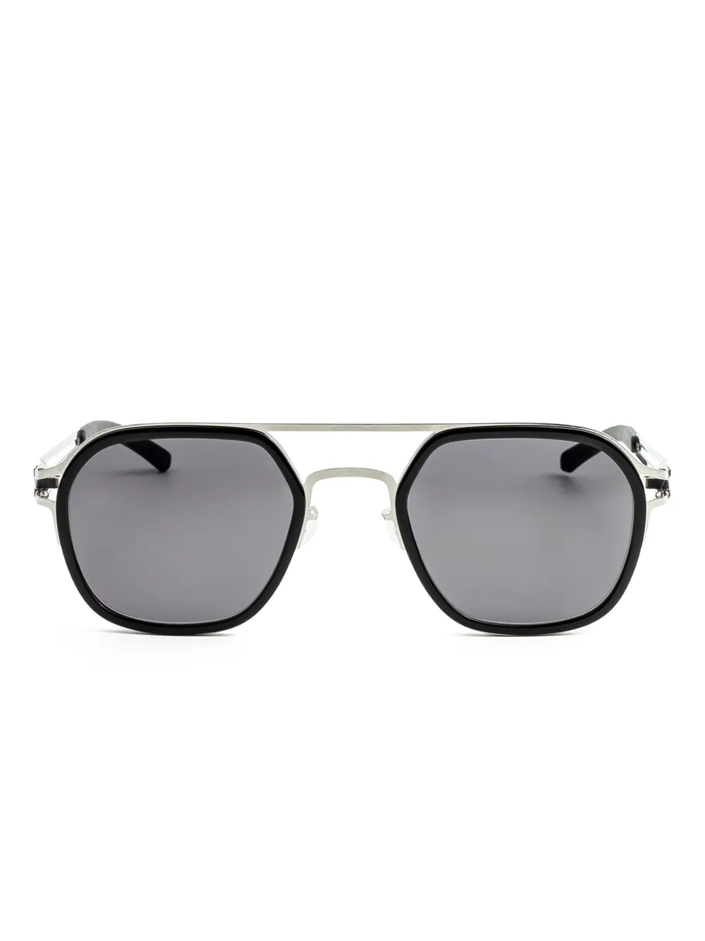 

Солнцезащитные очки в квадратной оправе Mykita, серебяный