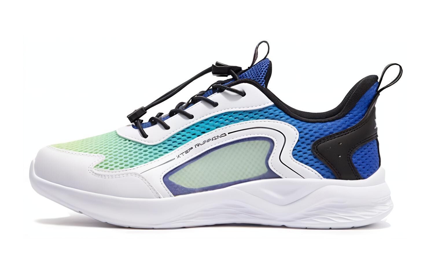 

Детские кроссовки GS Low-top Синие/Пепельно-сланцевые/Черные/Бледно-слоновая кость/Кунжут Xtep, синий