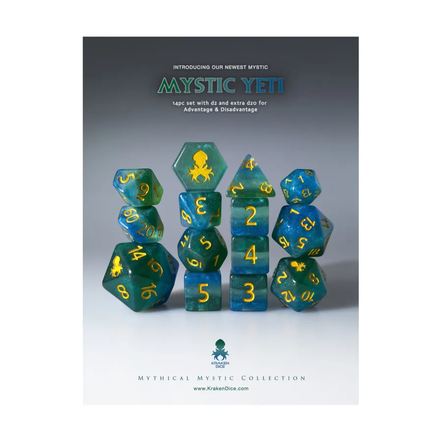 

Набор Poly — Мистический Йети с золотом (14), Poly Sets - Mystics
