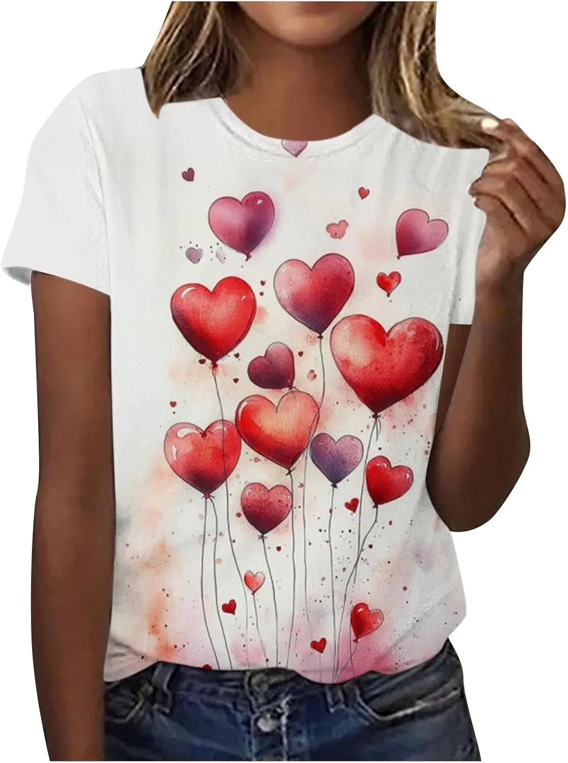 Футболка с сердцем, Generic, #05 Multicolor