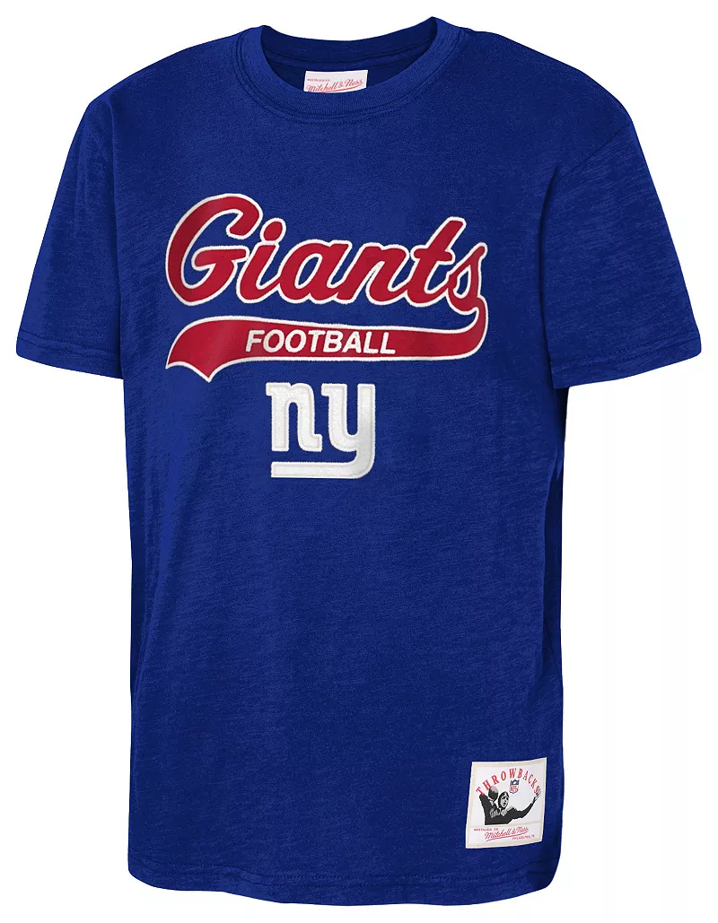 

Синяя футболка Mitchell & Ness Youth New York Giants Legend Slub