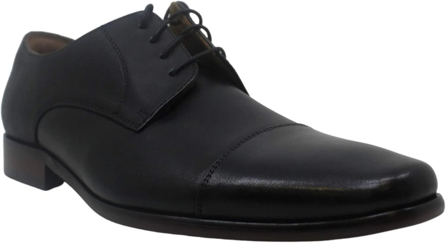 Мужские оксфорды Florsheim с перфорацией на мыске Angel Cap Toe, Black — фото 2