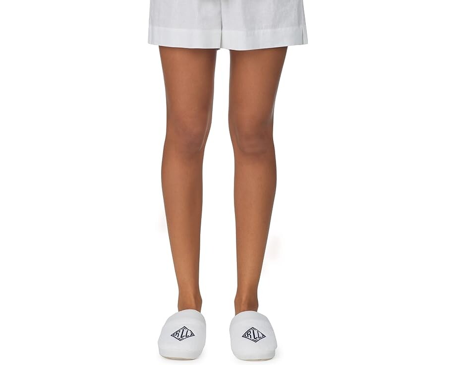 

Домашняя обувь LAUREN Ralph Lauren Terry Lined Spa Slippers, белый