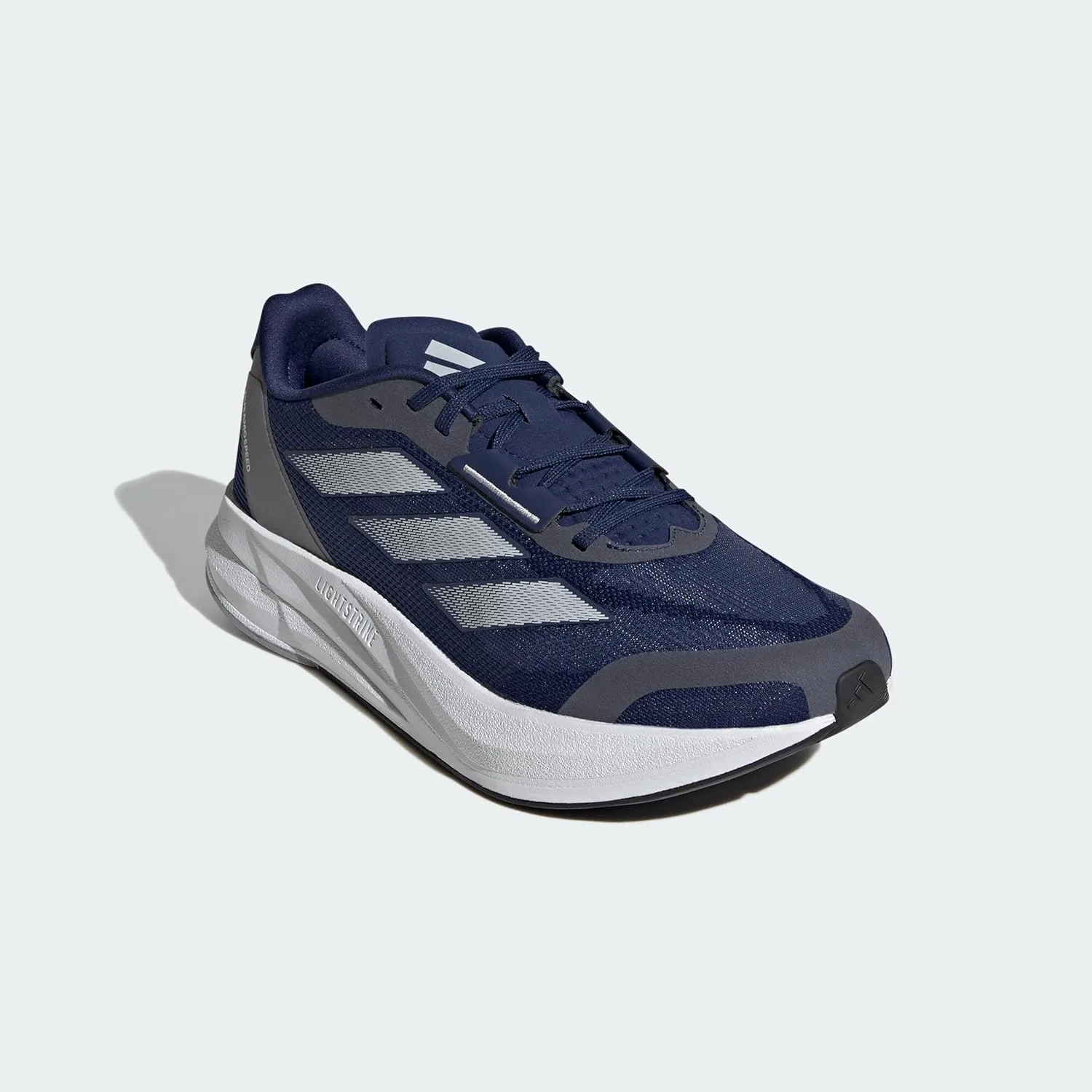 Мужские кроссовки Adidas Duramo Speed, темно-синий/металлик/серебристый — фото 2