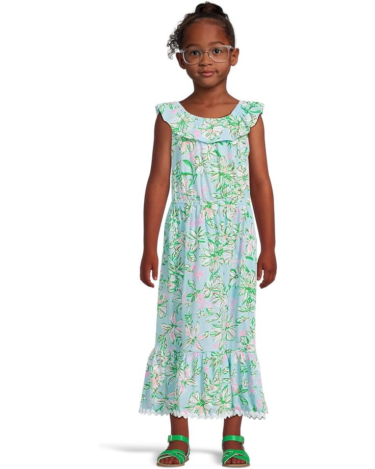 

Платье Lilly Pulitzer Kids Zetta Midi Dress, цвет Multi Lil Sun Of A Bun