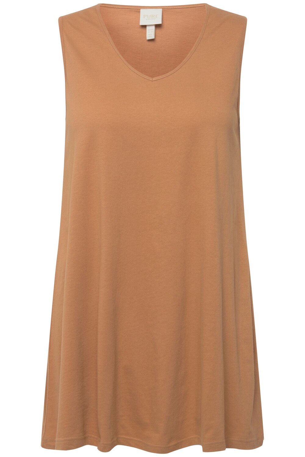 

Футболка Ulla Popken Long, цвет champagner beige