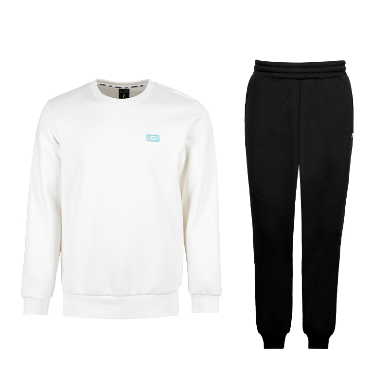 

Skechers Повседневная спортивная одежда для мужчин Marshmallow White+Carbon Black