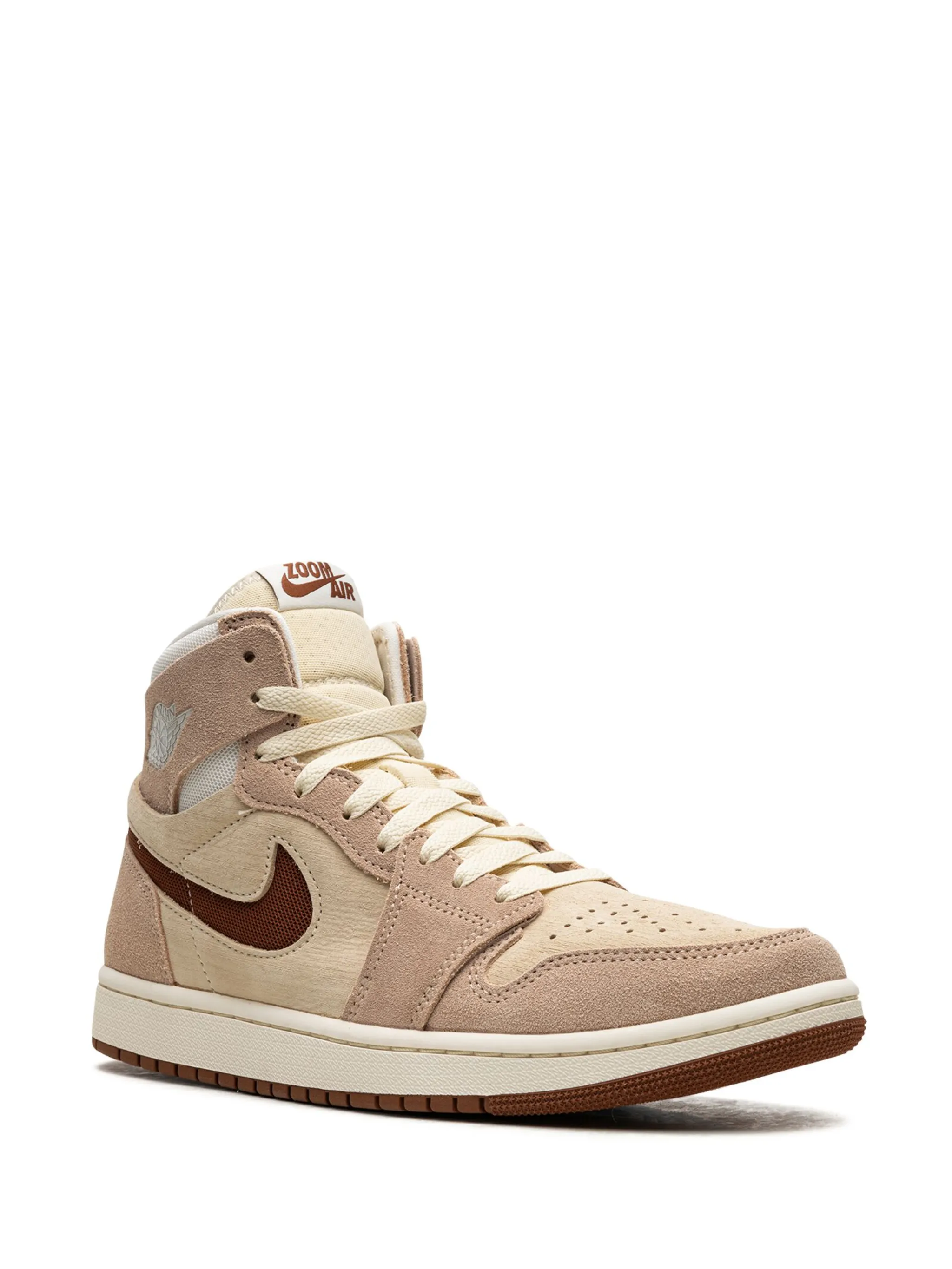 Кроссовки Air Jordan 1 Zoom CMFT 2 Legend Coffee, бежевый — фото 2