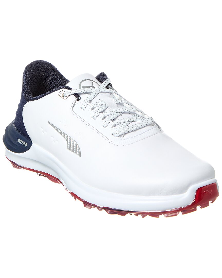 

Кроссовки для гольфа PUMA Golf Phantomcat Nitro Leather, белый