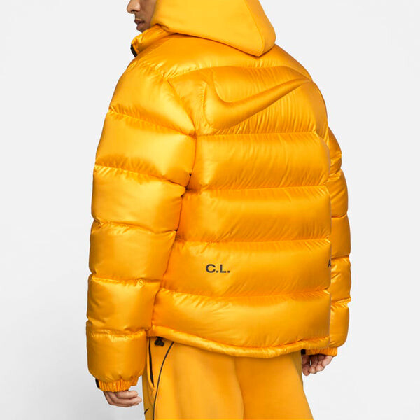 Пуховик Nike x Drake NOCTA Series Crossover Stand Collar Down Jacket Asia Edition Large Gold, желтый — фото 4