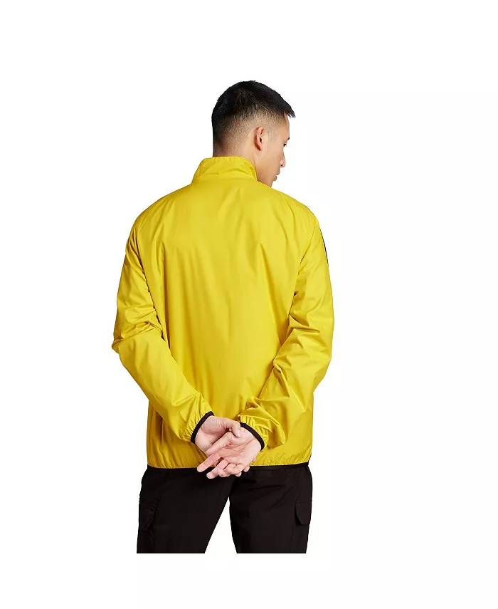 Мужская реверсивная куртка на молнии Columbus Crew 2025 Anthem в золотисто-черном цвете adidas — фото 3