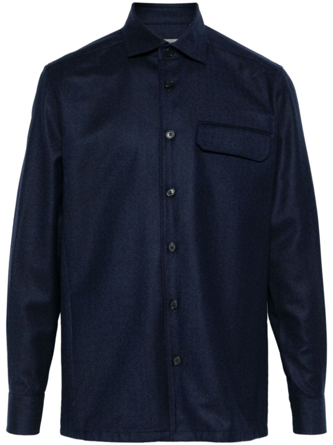 

Corneliani шерстяная рубашка, синий
